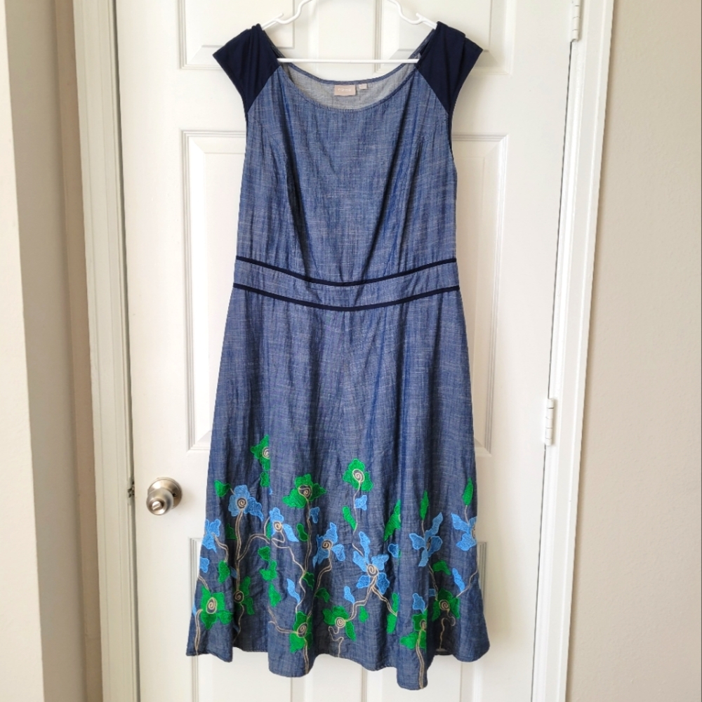 eShakti cotton midi dress 18W